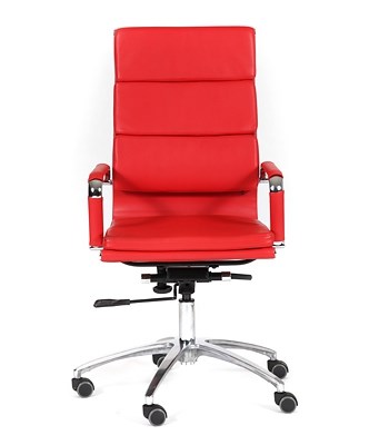 Кресло CHAIRMAN 750 экокожа красная в Хабаровске - изображение 1